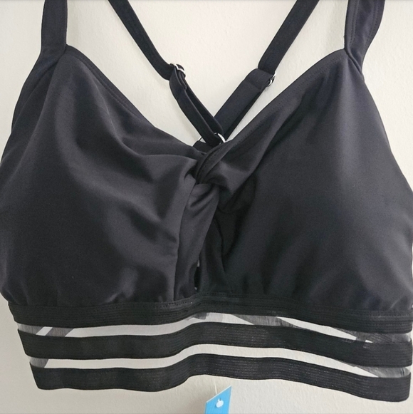 CUPSHE BLACK MESH BIKINI WOMEN'S SUZE LARGE - Picture 6 of 7